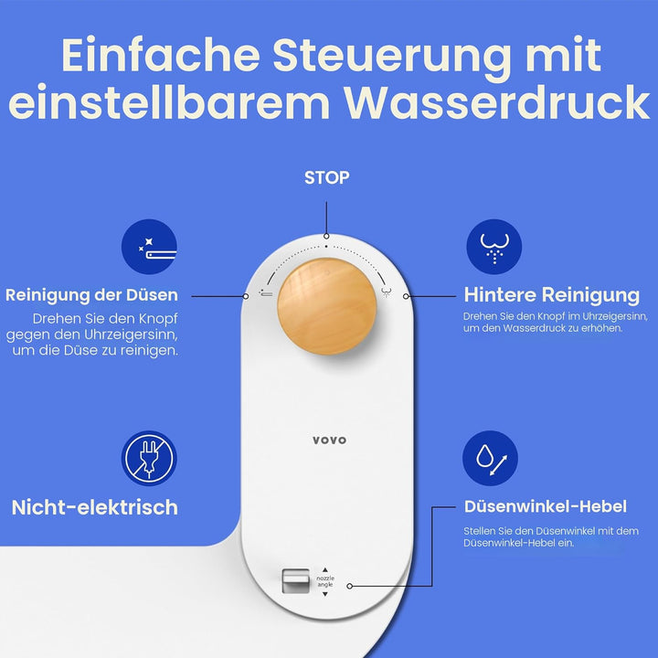 Nicht elektrischer Bidetsitz Basic 9