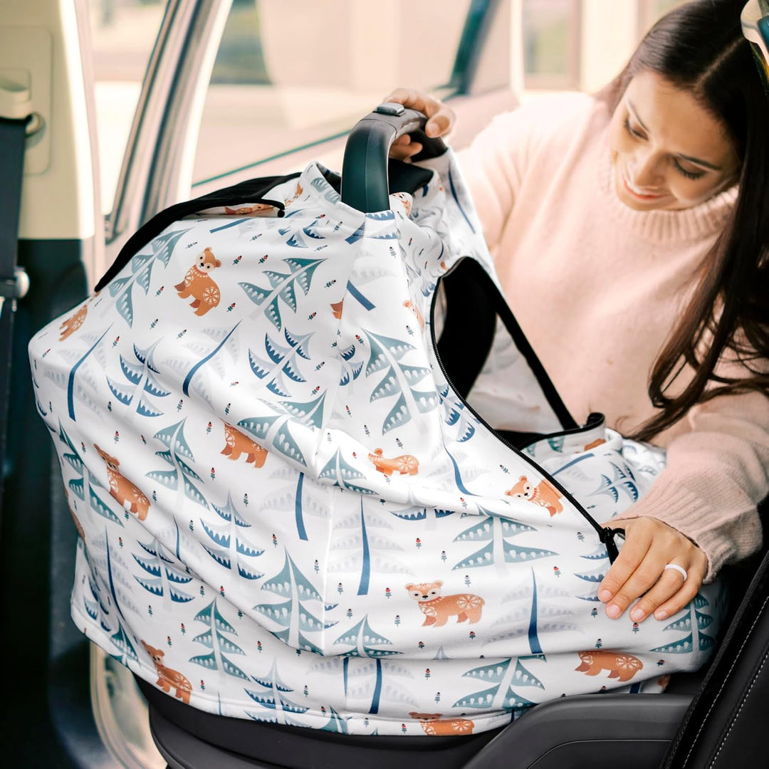 Autositzbezug für Babys - Baby Sitzbezüge für Frühling, Herbst, Winter - Universelle Stretch Fit Bab