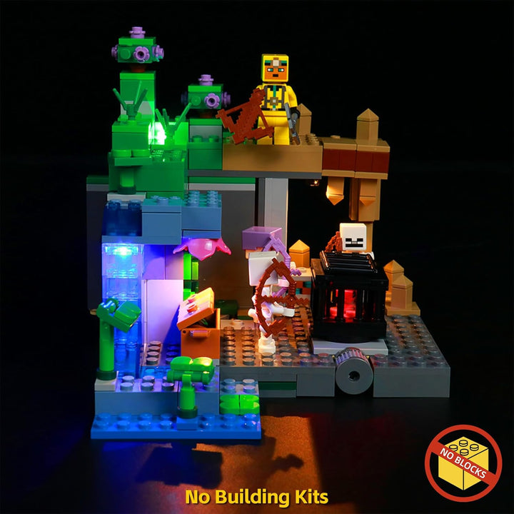 BrickBling Led Licht Set für Lego 21189 Minecraft Das Skelettverlies Spielzeug Set (Kein Lego-Modell