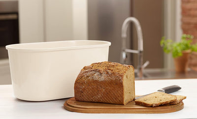 ECHTWERK Brotkasten “FRESH“, Brotbox, Brotaufbewahrung, Platzsparende Aufbewahrungsbox, Brotkorb mit