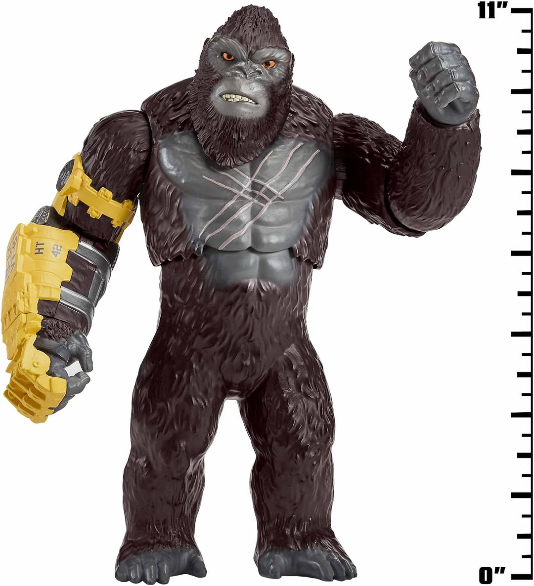 MonsterVerse Godzilla x Kong Giant Kong Roll N Battle – 28 cm Filmgetreue Figur mit Rad &amp; Drehbarem