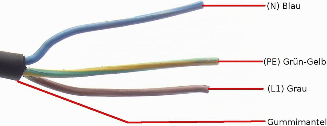 H07RN-F Gummileitung 3x1,5 mm² 3g1,5 Gummischlauchleitung Kabel Leitung Aussenbereich 15m 3x1,5; 15m