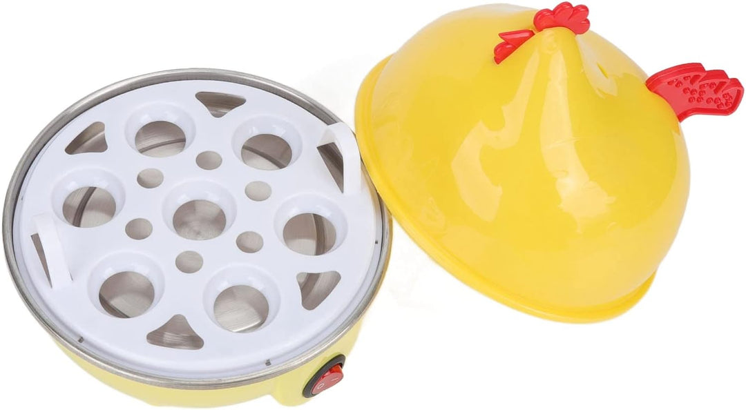 Elektroherd für 7 Eier, Elektrischer Eierkocher, Multifunktionaler Eierkocher, Mini-Frühstücksmaschi