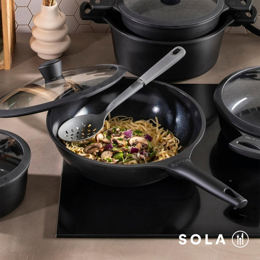 Sola Wokpfanne mit Deckel Ceramic Deluxe ø 30 cm - keramische Antihaftbeschichtung
