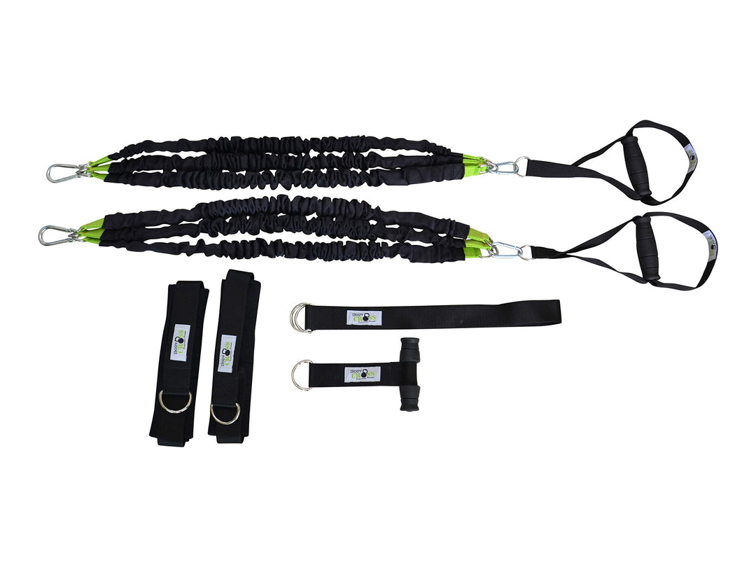 BodyCROSS Bungee Trainer System | Widerstandstrainer inkl. Übungsanleitung | Made in Germany BTS 100