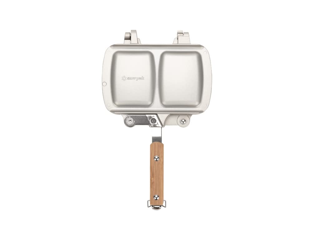 Snow Peak Tramezzino Camping Sandwichmaker, Aluminium, geeignet für Camping & Outdoor