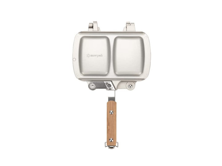 Snow Peak Tramezzino Camping Sandwichmaker, Aluminium, geeignet für Camping & Outdoor