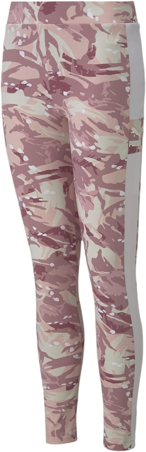 PUMA Mädchen Classics Wild Leggings G 3-4 Jahre Rosa, 3-4 Jahre Rosa