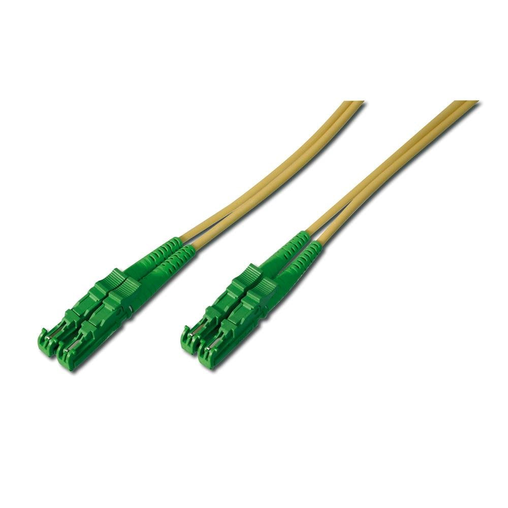 Assmann DIGITUS Professional Patch-Kabel E2000/APC Einzelmodus M bis M 1 m Glasfaser 9/125 Mikromete