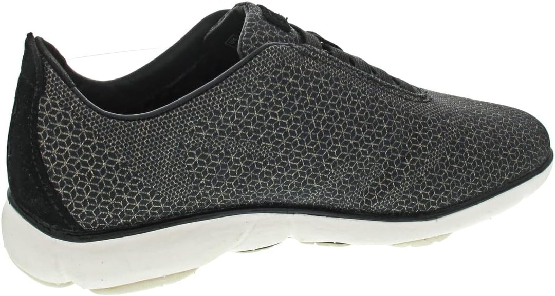 Geox Mädchen D Nebula E Sneakers 36 EU Black Gun, 36 EU Black Gun