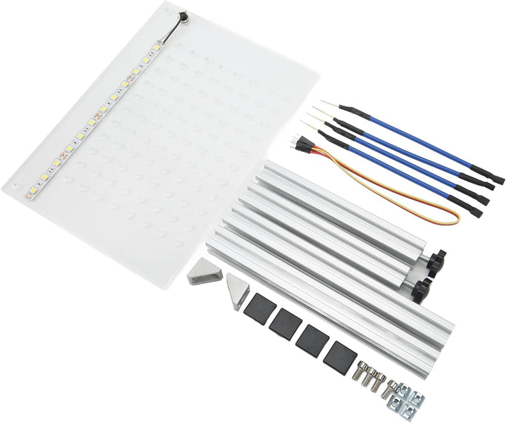 BDM-Rahmenhalterung, Silberne LED BDM-Rahmenhalterung Multifunktions-ECU-Programmierwerkzeug mit 4 S