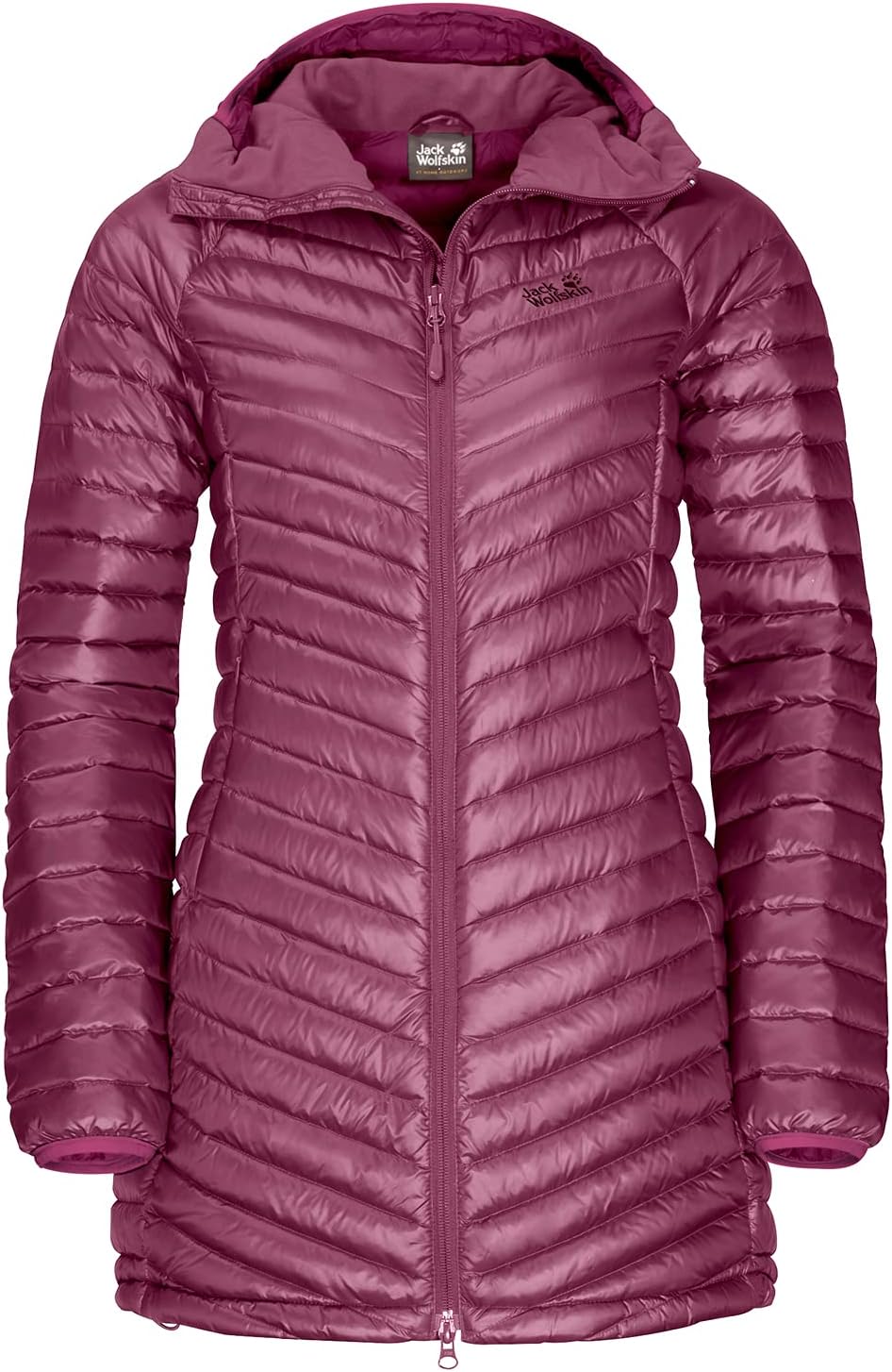 Jack Wolfskin Damen Atmosphere Coat W Winddichter Daunenmantel, XS Violetter Quarz