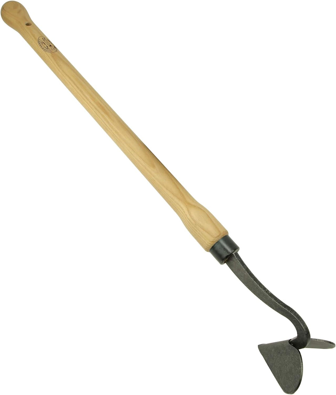 DeWit Häufelpflug für Hochbeet 61 cm mit Knopfstiel I Profi Pflug-Schar aus Borstahl I Premium Garte