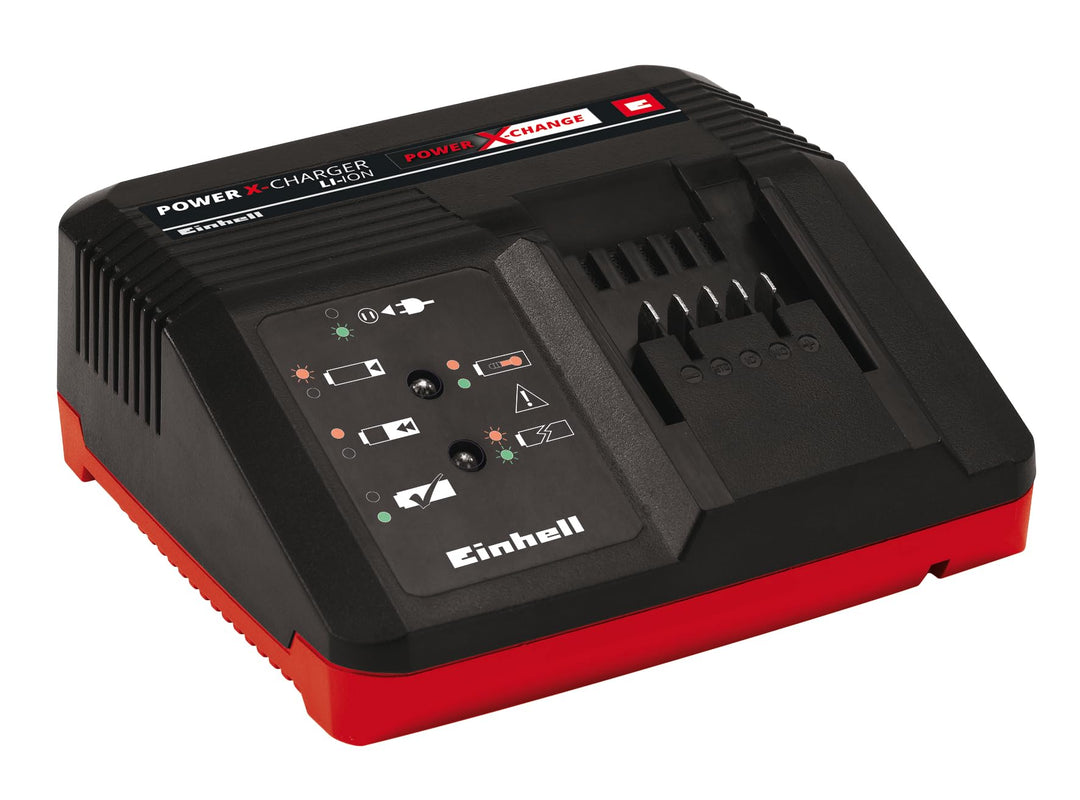 Original Einhell Power X-Fastcharger 4A (Li-Ion, für alle Power X-Change Akkus verwendbar, 4-Ampere