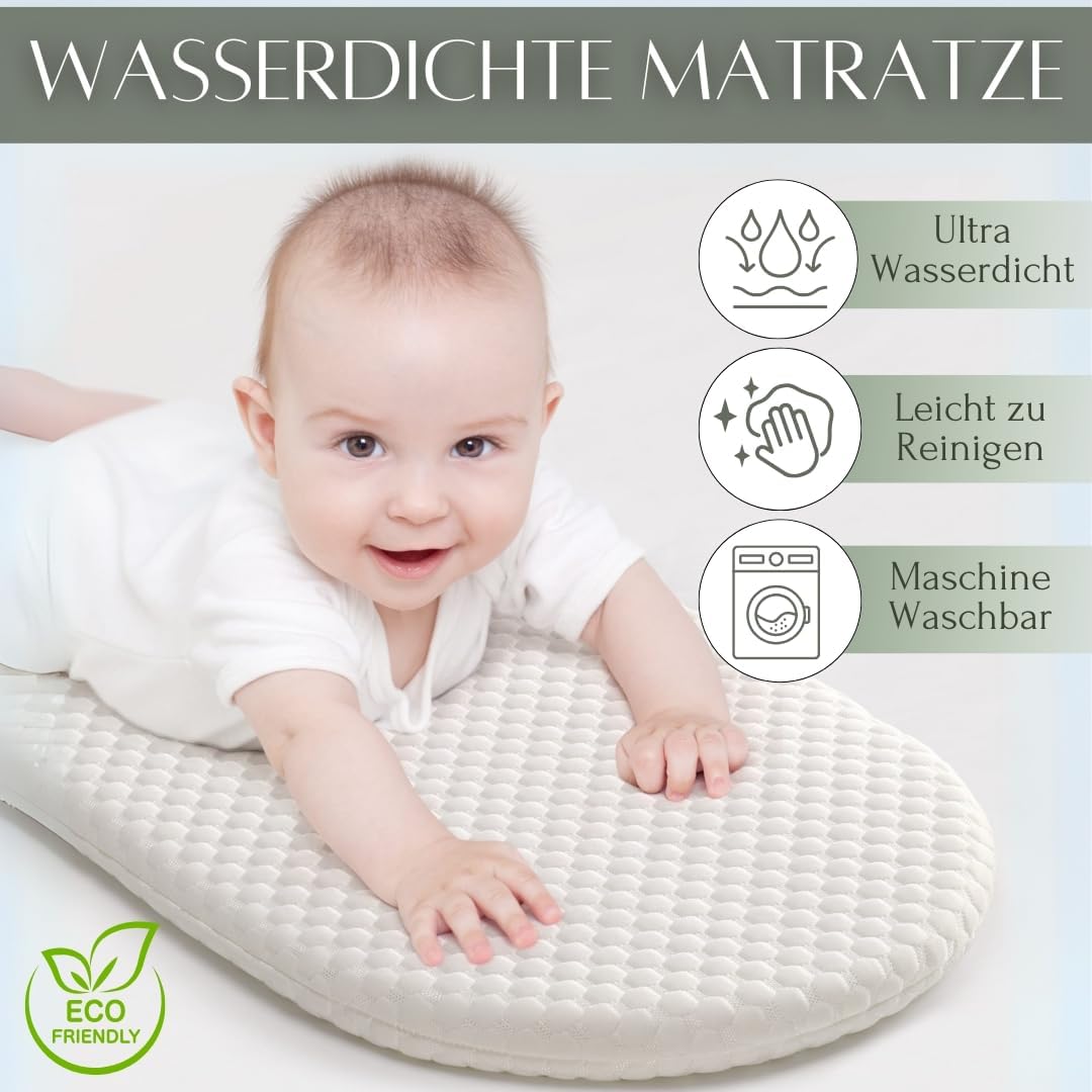 SEBRAM wickelkorb baby - moseskorb, wickelauflage malm kommode, wickelaufsatz hemnes, wickelunterlag