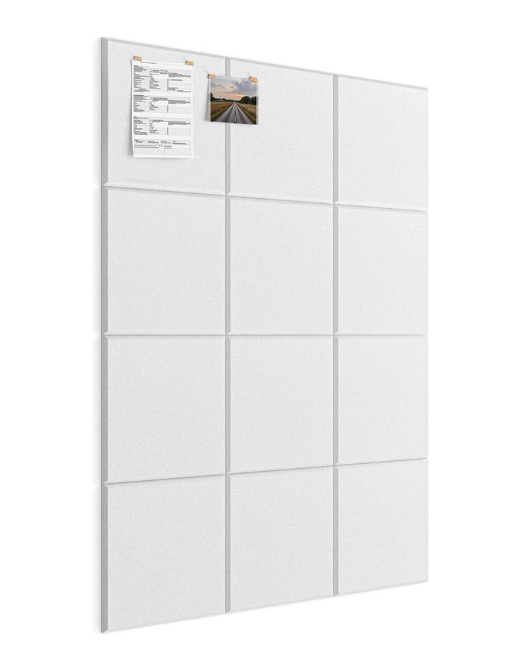 12Stück Akustikplatten, 30 * 30 * 0.9cm Schallabsorber mit Schalldämmung als selbstklebender Wandsch