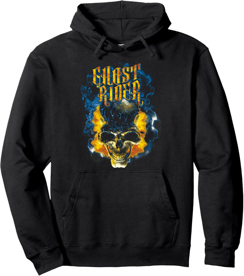 Marvel Ghost Rider Skull Urban Street Flames Pullover Hoodie