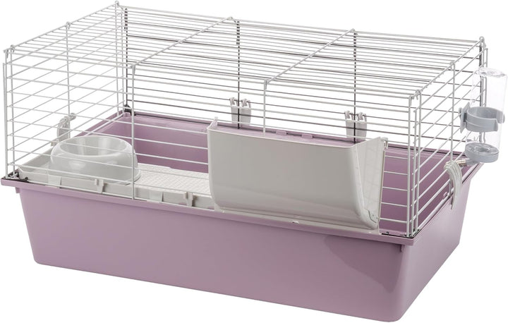 Ferplast Meerschweinchenkäfig, Kleintierkäfig, CAVIE 15 Kleintierzubehör inklusive, 70 x 47 x h 38 c