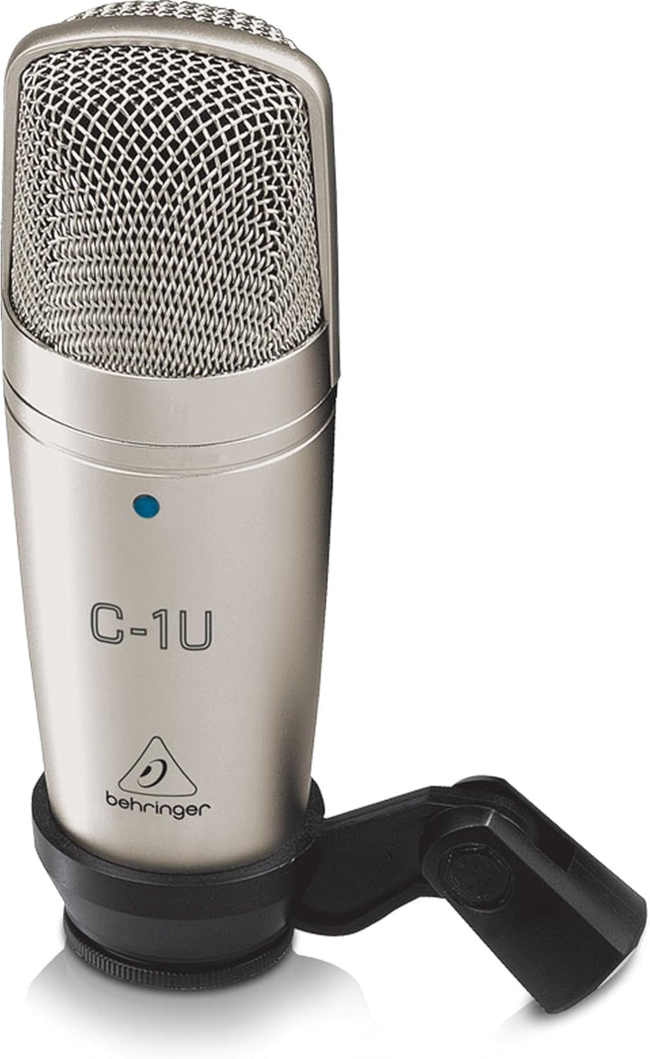 Behringer C-1U USB Studio-Kondensatormikrofon Hell Gold C-1U Single, Hell Gold C-1U Single