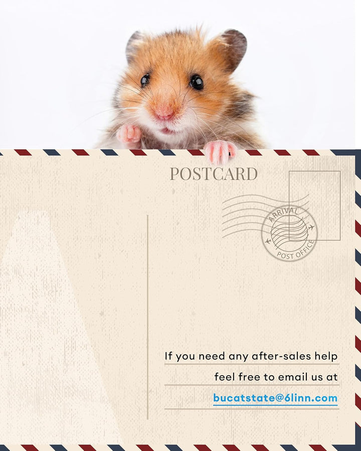 BUCATSTATE Hamsterkäfig 3,0: Metall Rattenkäfig Kleintierkäfig Gross Stapelbar mit Einfacher Montage