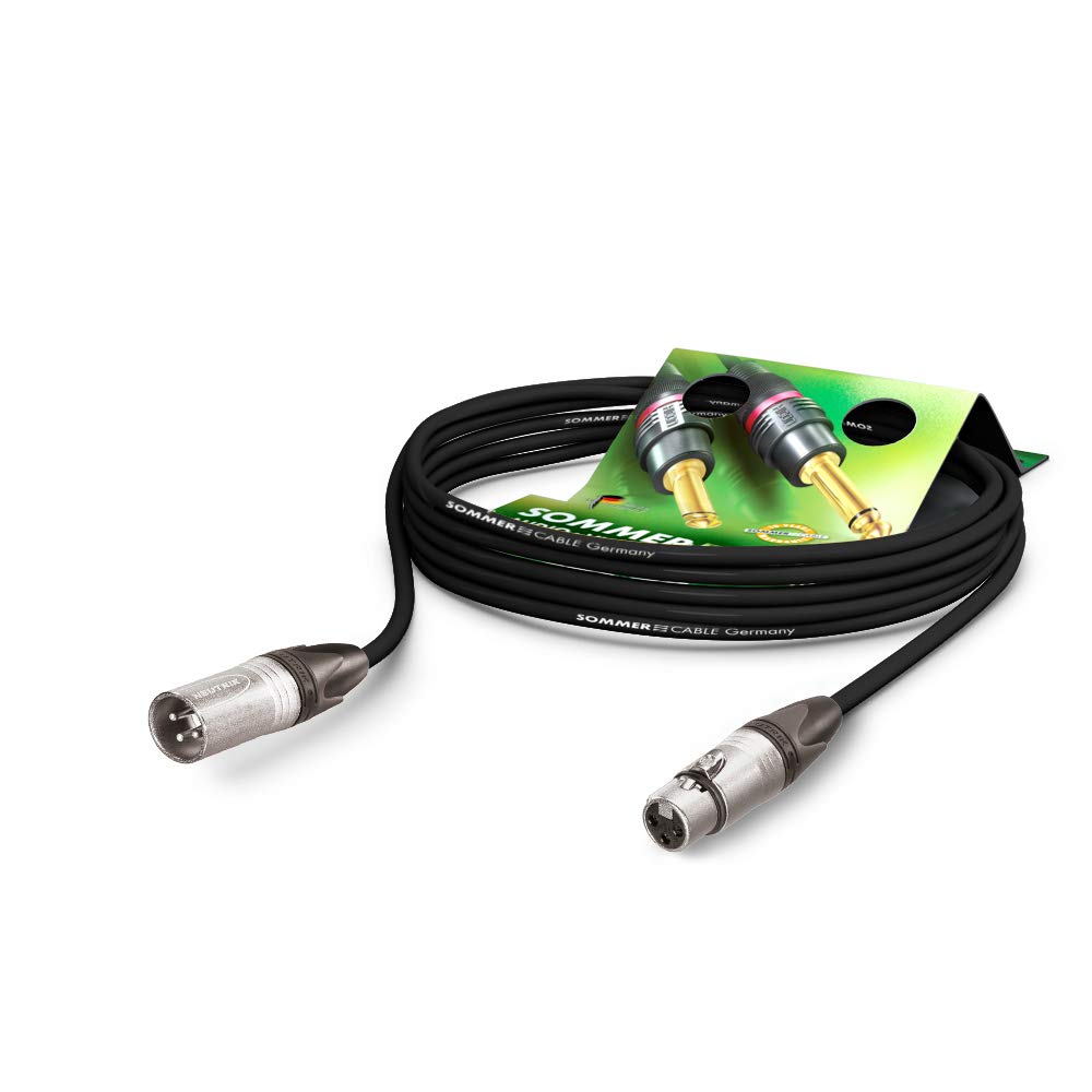 Sommer Cable Mikrofonkabel Club Series MKII XLR 3-pol Neutrik NC3MXX / XLR 3-pol Neutrik NC3FXX, mit