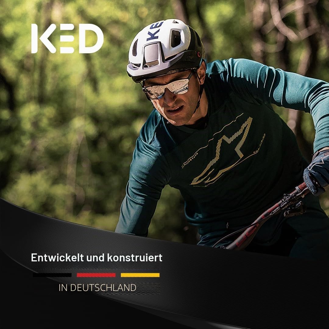 KED Pector ME1 MTB Fahrrad Helm matt Petrol/orange 2023 M (52-58cm), M (52-58cm)