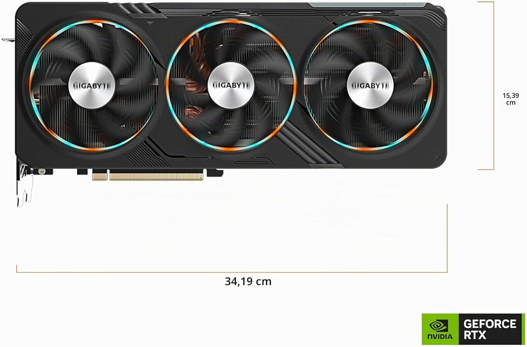 GIGABYTE GeForce RTX 4070 Gaming OC 12G Grafikkarte, 3x WINDFORCE Lüfter, 12GB 192-Bit GDDR6X, GV-N4