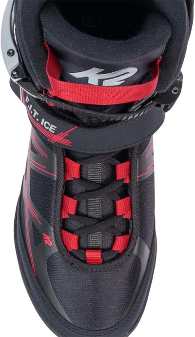 K2 Skates Herren Schlittschuhe F.I.T. ICE, black - red, 25G0410 EU: 46 (UK: 11 / US: 12) F.I.T. ICE