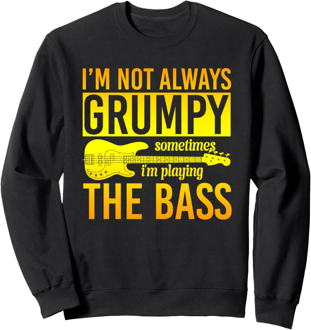 Bass Gitarrist Bassspieler Bassist Lustiges Bass Gitarre Sweatshirt
