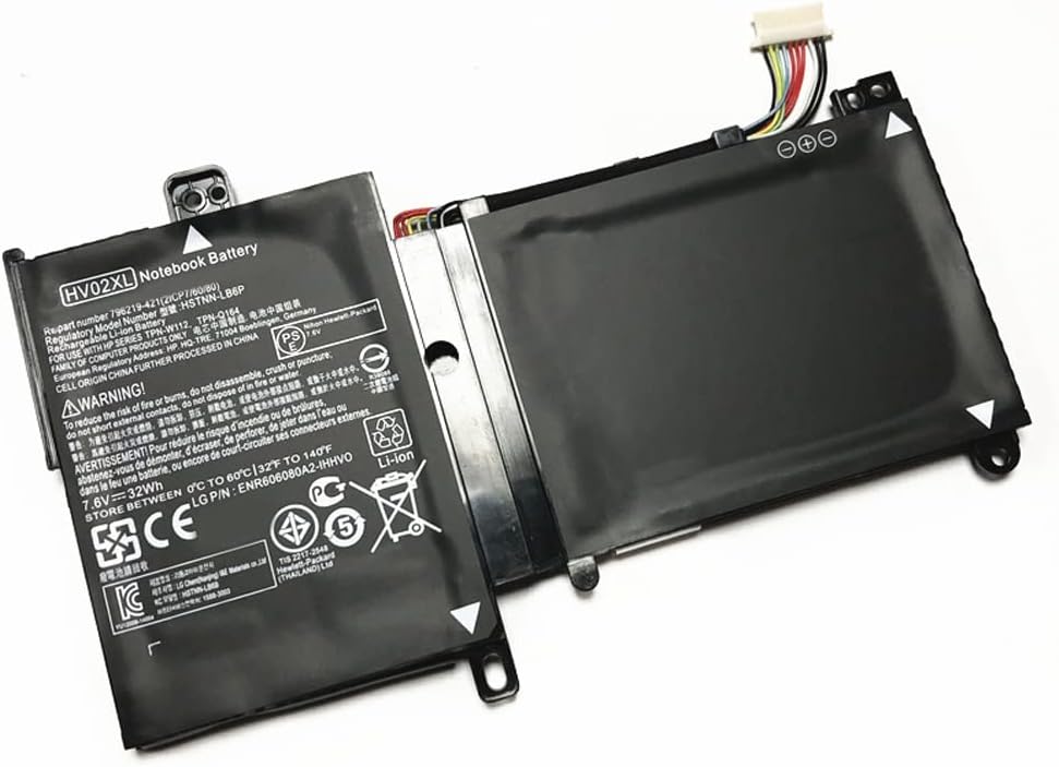 XITAIAN 7.6V 32Wh HV02XL Ersatz Laptop Akku für HP HSTNN-LB6P TPN-Q164 TPN-W112 796219-421 Tablet