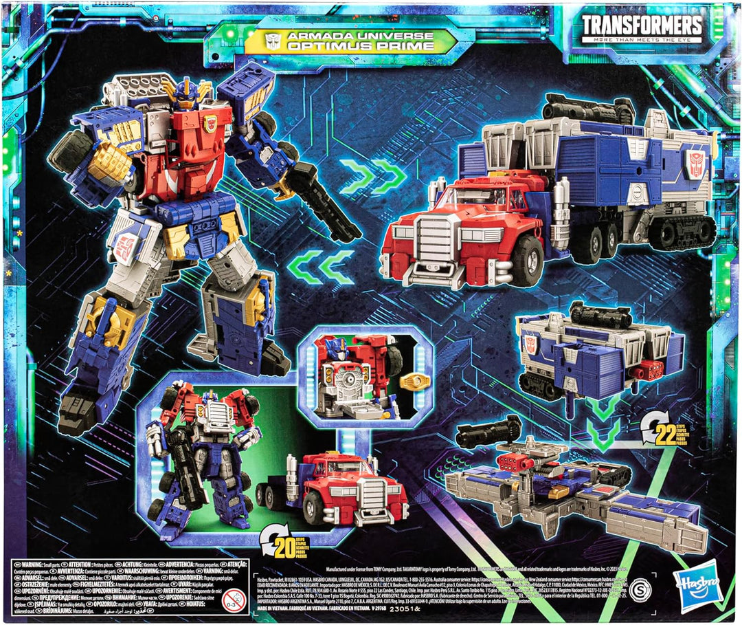 Transformers Legacy Evolution Commander-Klasse Armada Universe Optimus Prime, 19 cm grosse Action-Fi