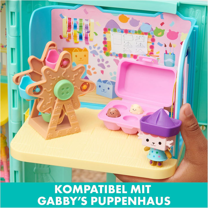 Gabby's Dollhouse Deluxe Raum, Craft-a-riffic-Room, Bastelzimmer mit Baby Box, 2 Möbelstücken und 2