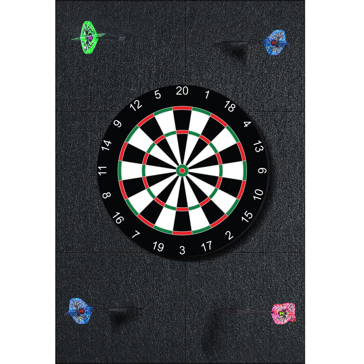 6pcs Dartboard-Wandschutz, 30 * 30 cm Filz-Dartscheibe-Wandschutz,Filz-Wandfliesen, selbstklebend, g