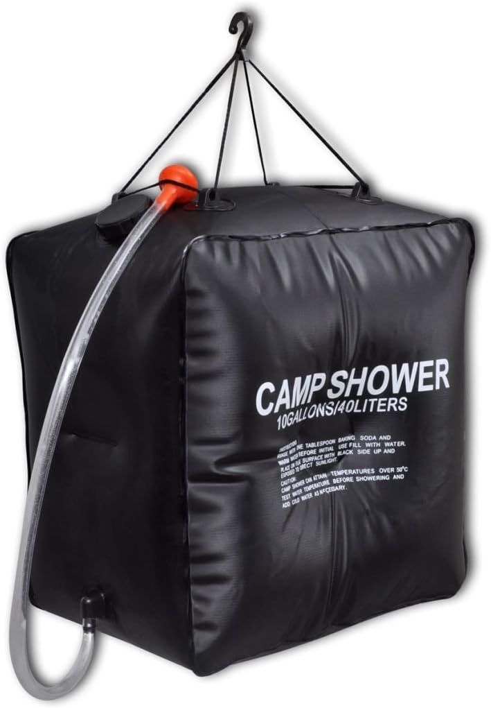 Solardusche, 40 l, Aussendusche, Gartendusche, Aussendusche, Pool-Dusche, Solardusche für Camping od