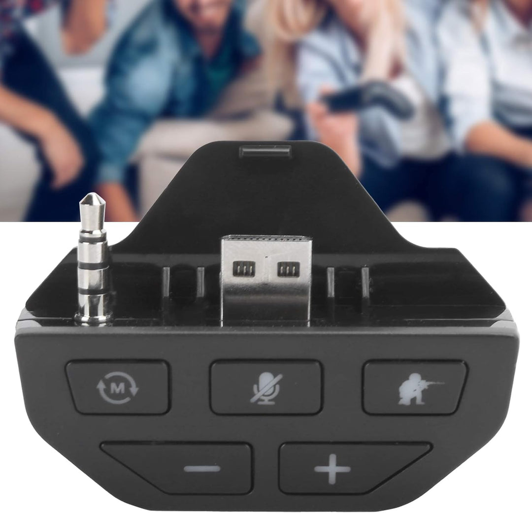 Stereo-Headset-Adapter, Game-Controller-Headset-Adapter-Controller Sound Enhancer-Audio-Adapter Kopf