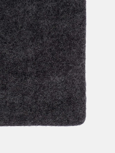myfelt Flache Filz Sitzauflage, Filz Stuhlauflage - Hugo - quadratisch, 36x36 cm, Anthrazit Anthrazi