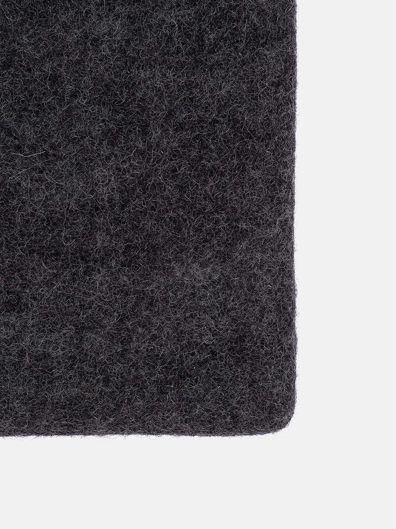 myfelt Flache Filz Sitzauflage, Filz Stuhlauflage - Hugo - quadratisch, 36x36 cm, Anthrazit Anthrazi