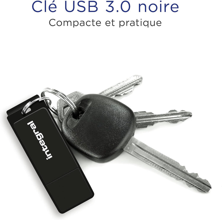 Integral 1TB Schwarzer USB 3.2 Gen 1 Super Speed Schneller Speicher-Flash-Laufwerk USB 3.0 1TB, USB