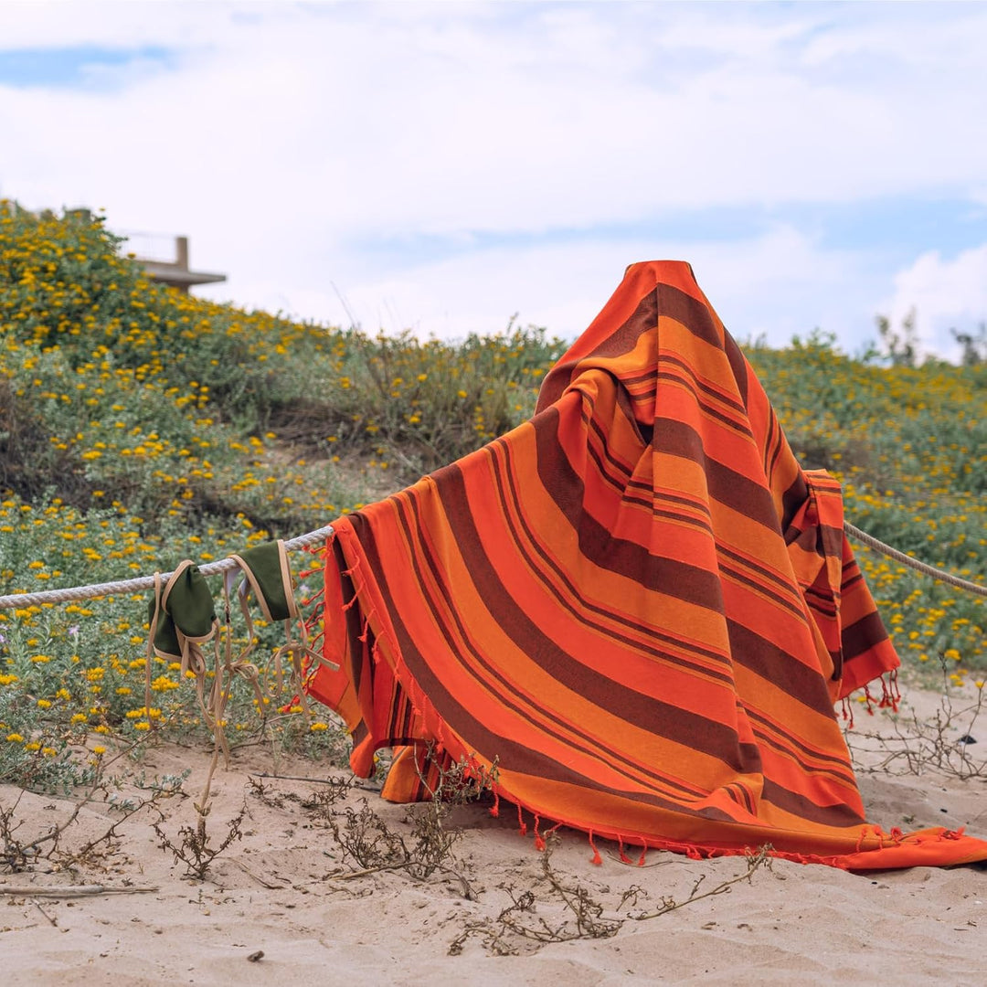 MOMOMUS Picknickdecke XXL für den Strand - Faltbar, Gross und Kompakt - Stranddecke, Sandfreie Stran