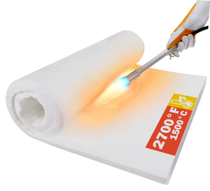 Keramikfaser-Isolierdecke, 1500℃/2700℉, feuerfeste Isolierung für Geschirrspüler, Öfen, Schmieden, K