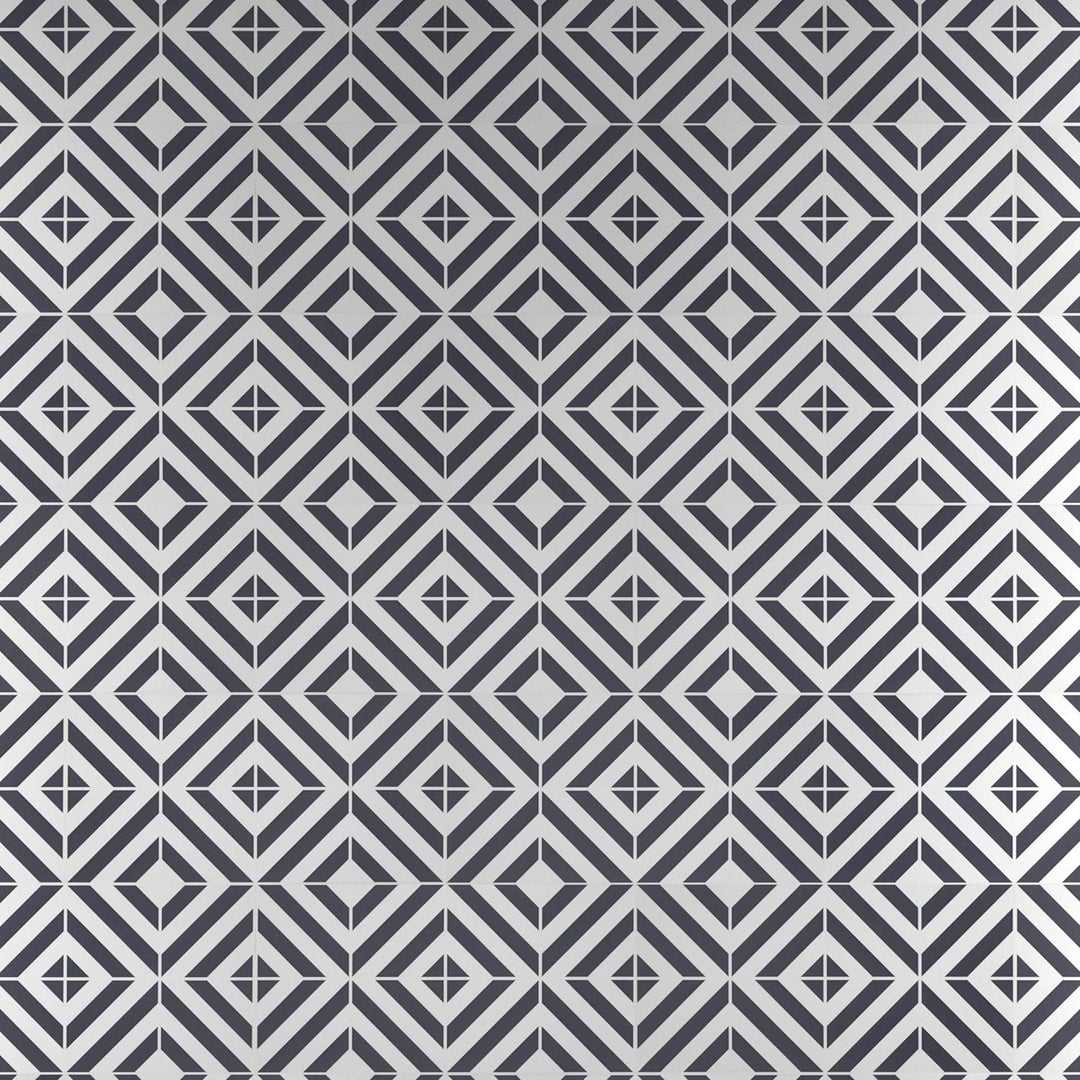 ARTENS - PVC Bodenbelag Banos - Selbstklebende Vinyl-Fliesen - Vinylboden - Geometrischer Fliesen-Ef