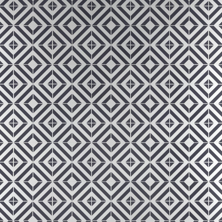 ARTENS - PVC Bodenbelag Banos - Selbstklebende Vinyl-Fliesen - Vinylboden - Geometrischer Fliesen-Ef