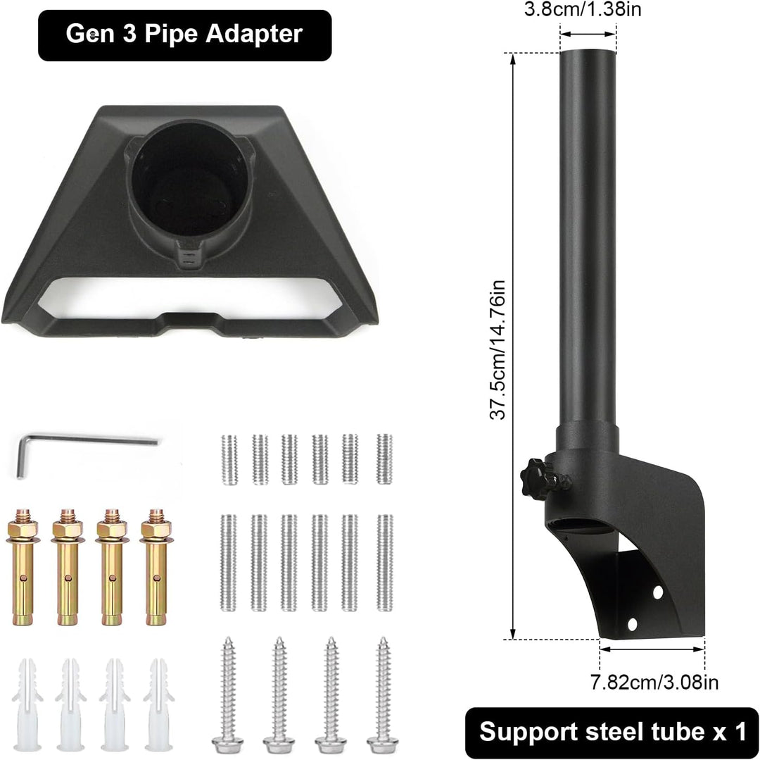 Halterung kompatibel mit Starlink V3, lange Wandhalterung kompatibel mit Starlink V3, Dachhalterung