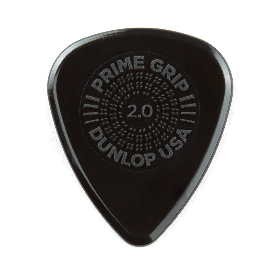 Médiators Jim Dunlop 2,00mm Delrin 500 Prime Grip 2,00mm sachet de 72 Sachet de 72 2,00mm, Sachet de