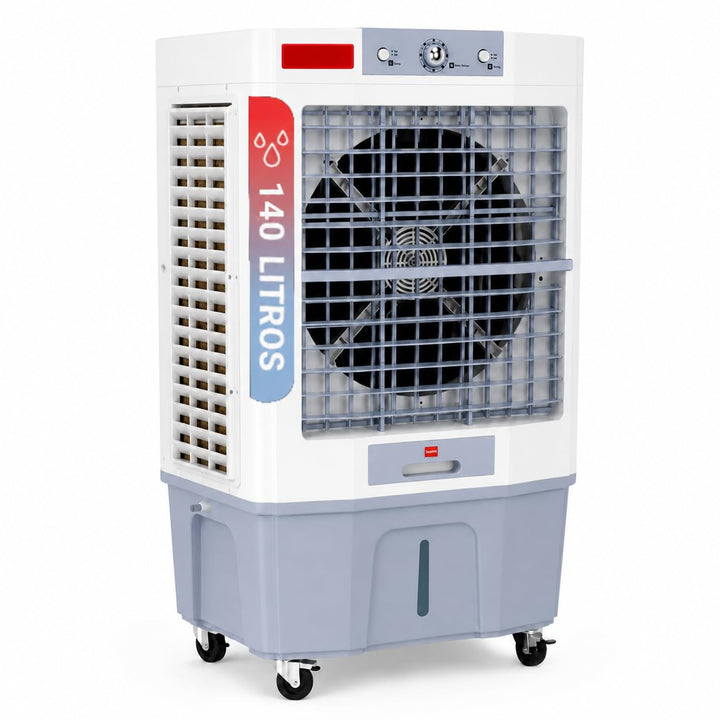 UniversalBlue Industrielles Verdampferklimagerät, 140 l, 16.000 m³/h, 750 W, Tank 140 l, motorisiert