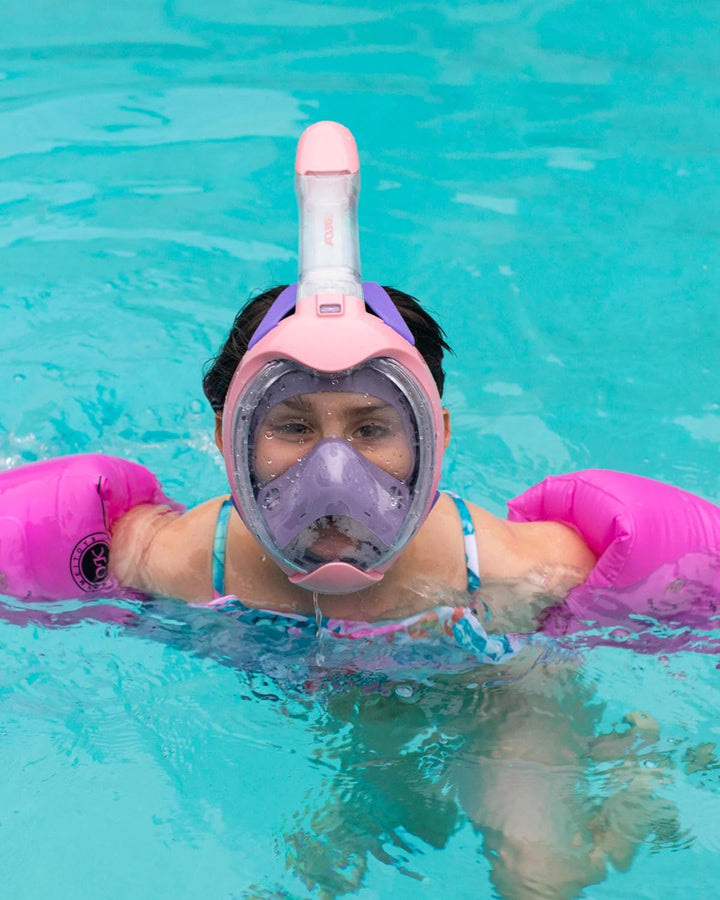 ACURE Schnorchelmaske für Kinder - CO2-sichere Tauchmaske für Schwimmanfänger im Alter von 3-8 Jahre