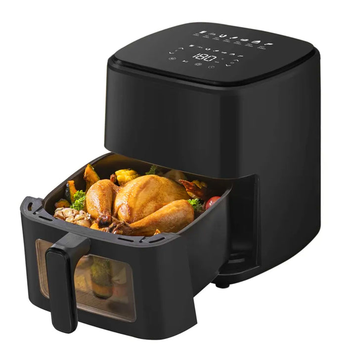 Extralink Heissluftfritteuse 5L 1500W Airfryer 7 Programme Touch LED 5 liters, 5 liters