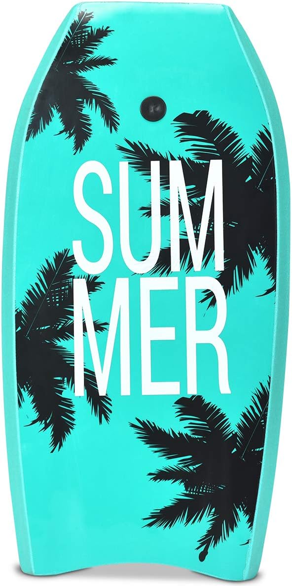 COSTWAY Bodyboard, Schwimmbrett Schwimmboard, Surfbrett Kinder, Surfboard, Sup-Board 83x47x5,5cm Grü