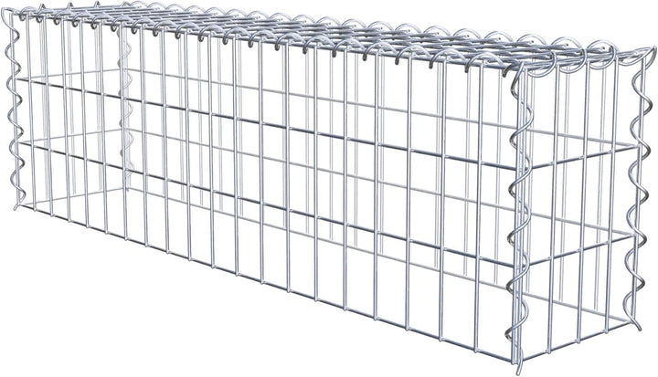 GABIONA - Gabione 100 x 30 x 20 cm - Anbau-Korb Typ 3 (ohne Bodengitter) - Gabionenkorb mit Maschenw