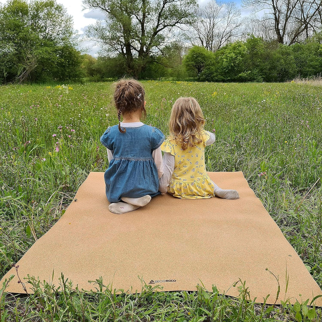 Spielmatte für Kinder aus Kork & Kautschuk - rutschfest, schadstofffrei und antiallergen - Krabbelma